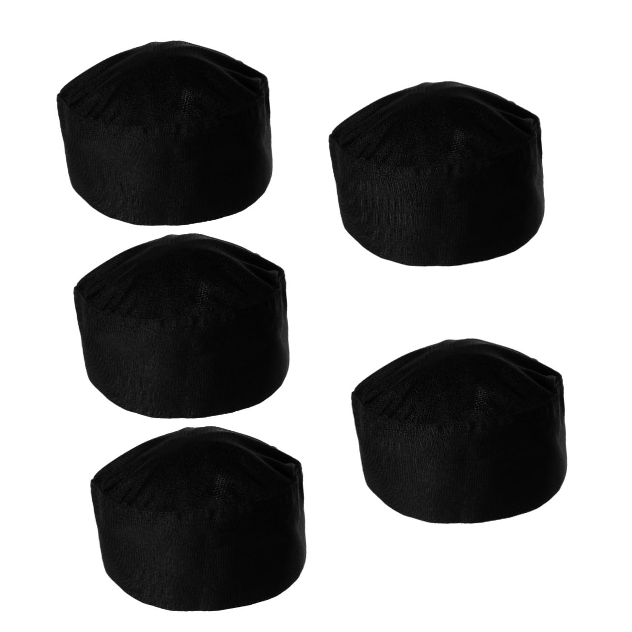 Healeved Cappello da cuoco SÌ Cappelli da chef per uomini berretti da cuoco cappelli da cucina cappelli per chef cuoco uniforme da lavoro cappello cotone Black