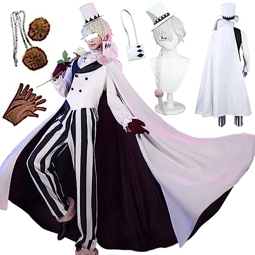 Disfraz capa mujer blanco Halloween