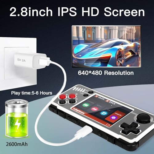 Artiview MIYOO A30-001 A30 Retro Handheld Game Console,Portable Game Emulator thumb #3