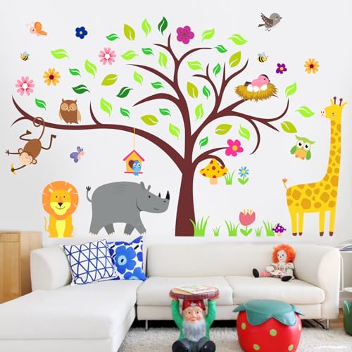 DEKOSH Woodland Nursery Decor - Adhesivos de Pared Infantiles miniatura 3