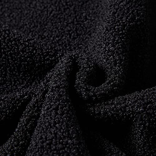 Mens Jacket Fall Winter Plus Size Fleece Stand Collar Cardigan Jacket Coat - image 6