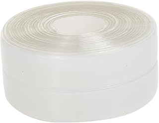 Uonlytech 1 Rolo De Tira De Vedação De Adesivo De Azulejo Fita Transparente Tira De Vedação De Banheiro Tira De Calafetagem De Pia Fita Adesiva De Vedação De Parede Tira De Calafetagem Fita