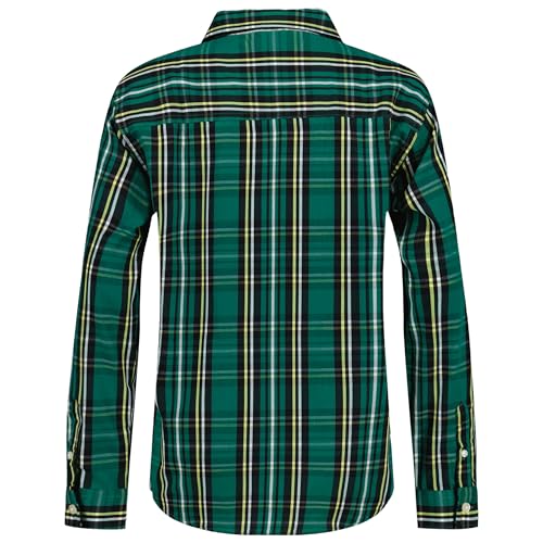 Image of Nautica Boys Long Sleeve Woven Button-Down Shirt, Comfortable, Classic Fit