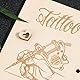 BOFUNX Tattoo Geschenk aus Holz Tattoowierung Geldgeschenk Verpackung mit Reagenzgläser Lustige Geschenk für Damen Herren Tattoo Liebhaber Tätowierer