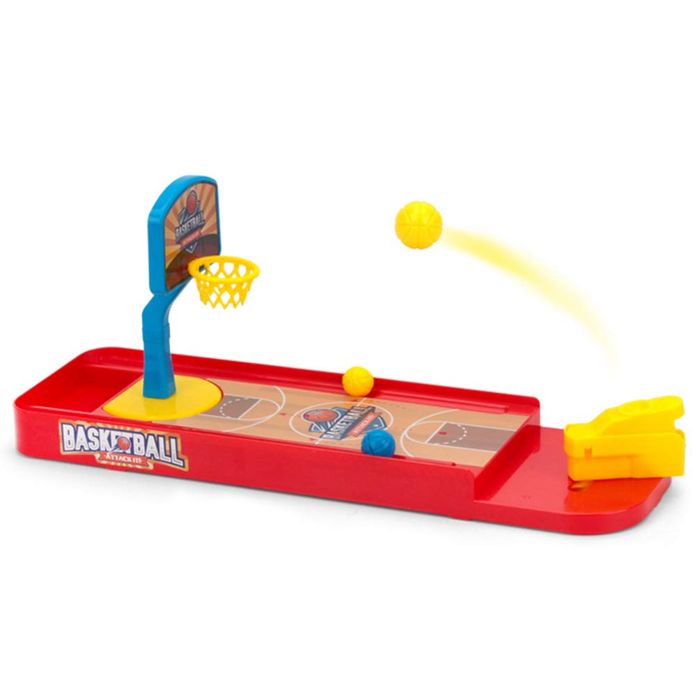 Toyvian Mini Finger Basketball Shooting Game Desktop Hoops Slap Shot Miniature Game for Kids