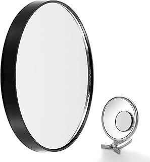 Espejo de maquillaje con aumento 5X, espejo c...