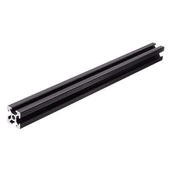 ELECTROPRIME 2020 T-Slot Aluminum Profiles Extrusion Frame For 3D Printer 300mm Black