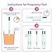 Checkurate Ovulation Predictor Kit Pregnancy Test Set of 50 Ovulation Tests 20 Pregnancy Sticks 70 Urine Caps