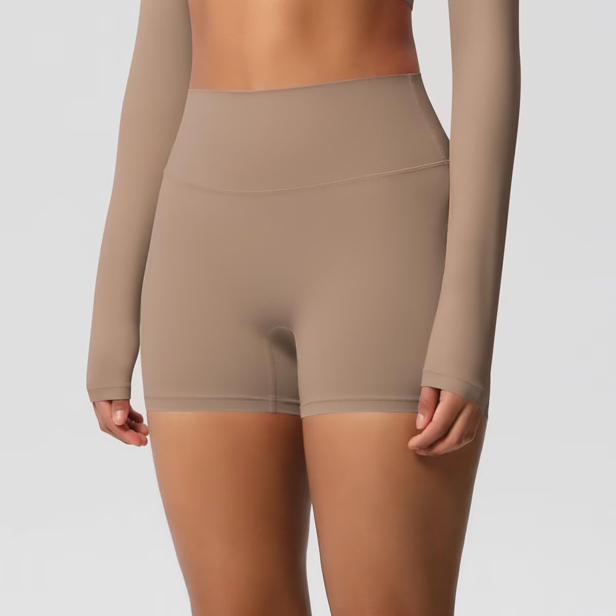 Sports Shorts for Women High Waisted 2026 Summer Fashion Clothing 4 in Inseam Biker Shorts - Image 2