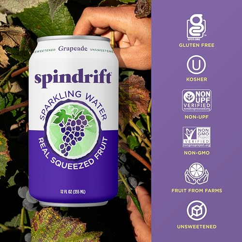 Image of Spindrift Grapeade Can 12 Ounce (Pack of 24)