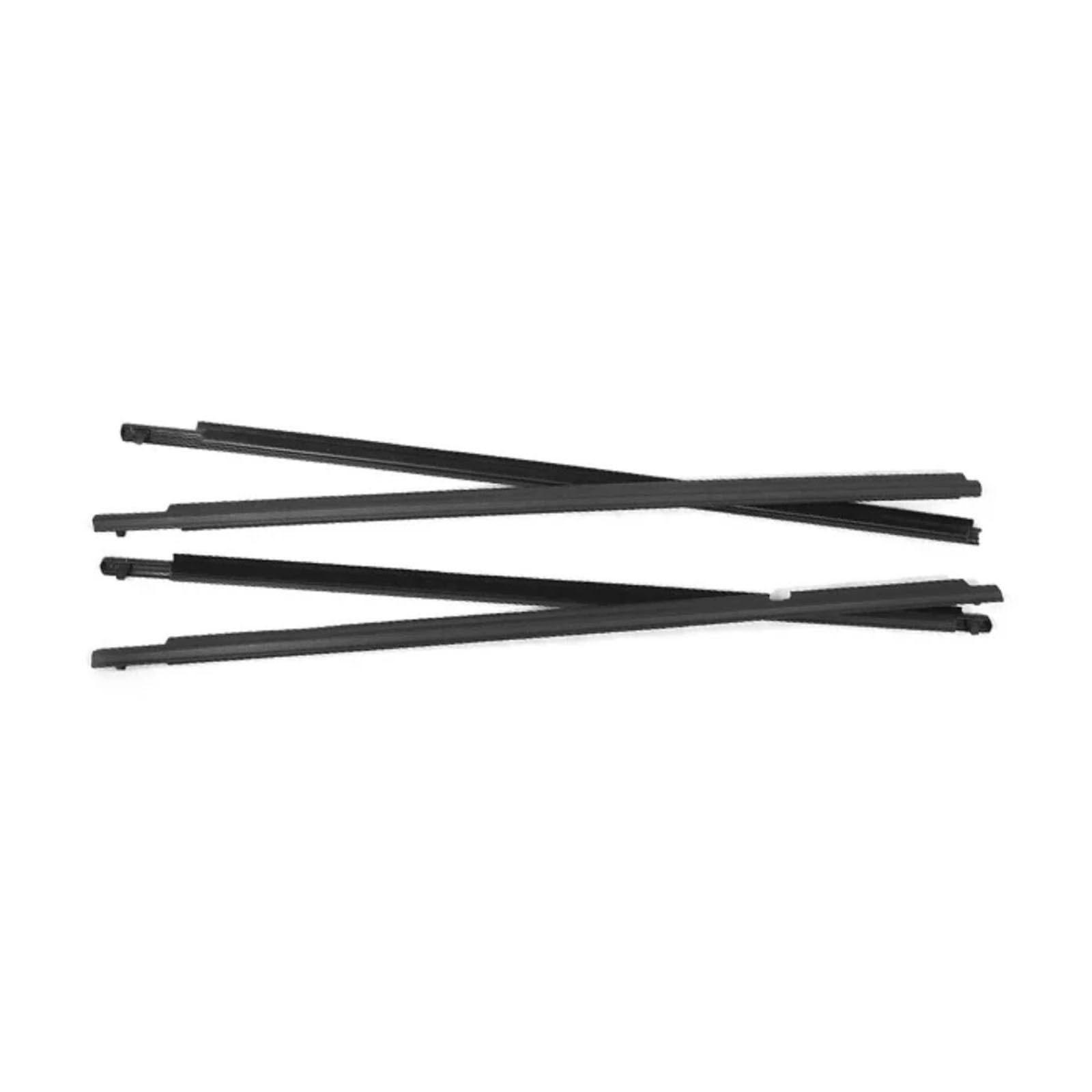 Glilar Black Automotive Window Seals Compatible With Toyota For Corolla 2008-2013 4Pcs Window Trim Weatherstrip Seal Strips Door Moulding Trim Glass(Black)