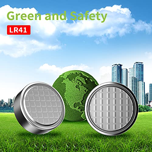 Bonai Lr41 1.5V Alkaline Battery Ag3 392 384 192 L736H Coin Cell Button Batteries 50 Counts [Packaging Upgrade] #TOP3