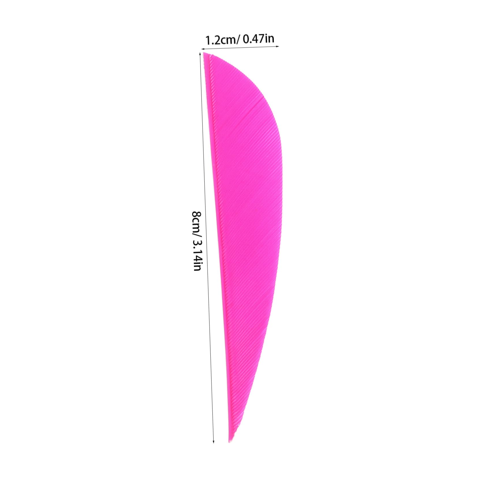 Angoily 12Pcs Colored Shaped Arrow Fletchings Real Plume Arrow Attachments for Enhanced Flight Stability Lightweight Archery Accessories for Training Competitions