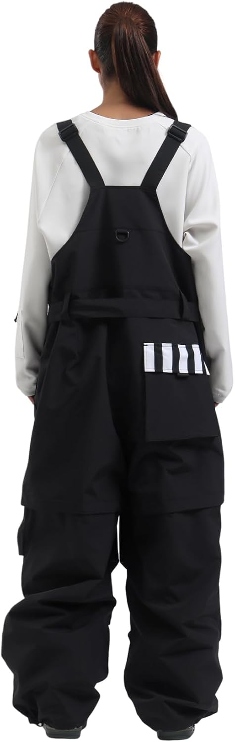 GSOU SNOW Men Snow Pants Snowboard Bibs Baggy Women Ski Pant Snow Bibs Overalls Waterproof Windproof Insulated - Image 2