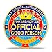 Official Good Person Coin | Recognition Medallion with Intricate Design | Ideal for Display or Appreciation Gifts | Comes with Protective Capsule