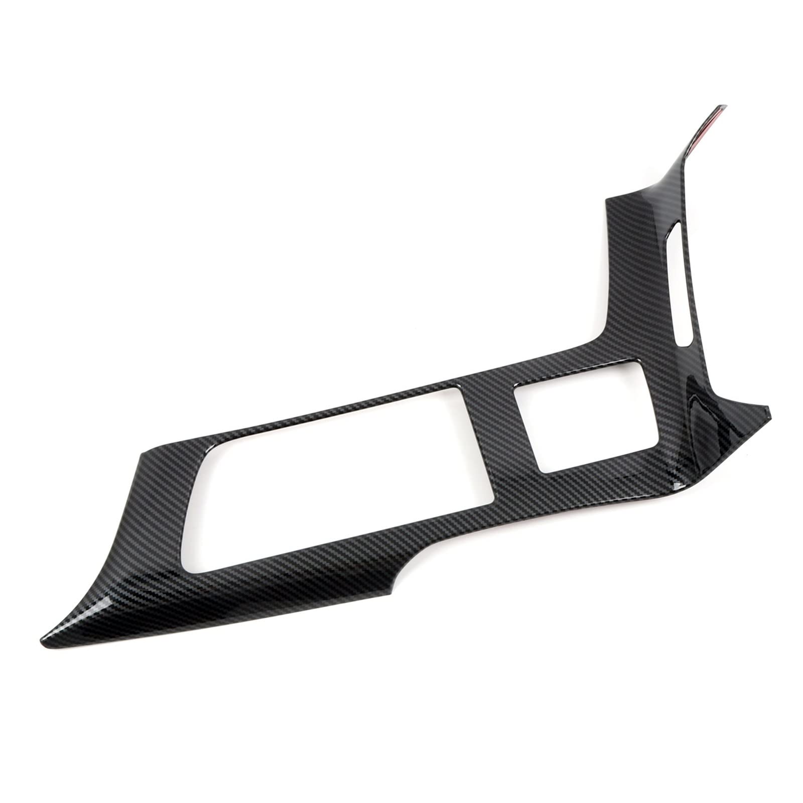 Qwqnsd One Color For Corvette For C7 2014-2018 Abs Carbon Center Gear Shift Panel Sticker Cover Trim 1Pcs Car Interior Mouldings