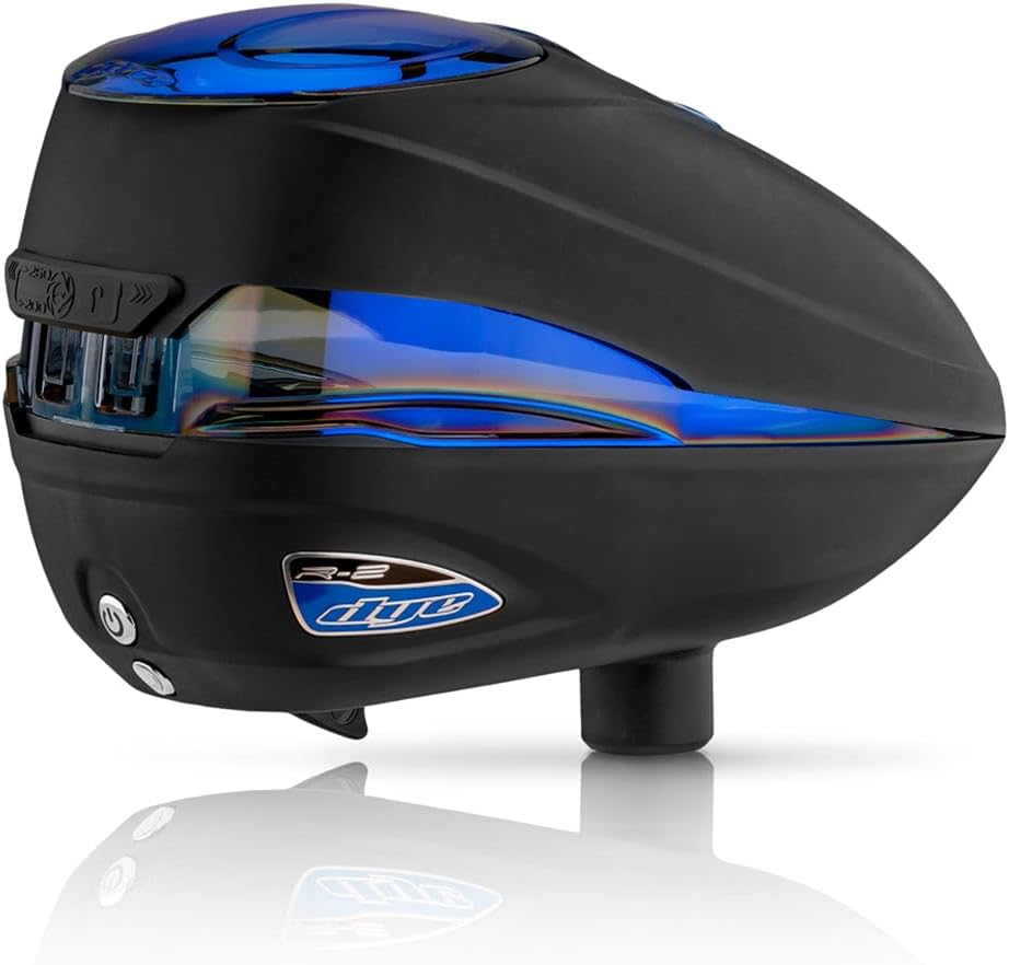 Dye R2 Electronic Paintball Loader – Adjustable 200/260 Paintball Capacity, Rapid Release Lid, Reload Alert System & High-Speed Feed for .68 Cal Markers