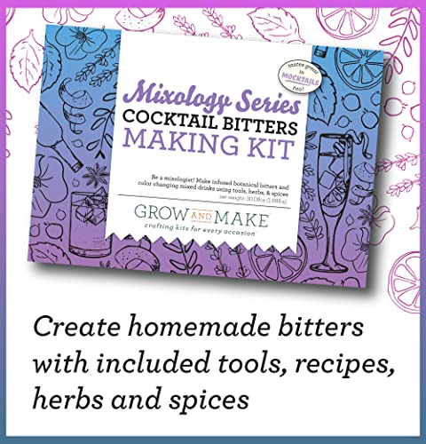 Diy Cocktail Bitters Making Kit - Grow And Make Mixology Series Color Changing Cocktails And Customized Mocktails Become Your Own Drink Master #TOP2