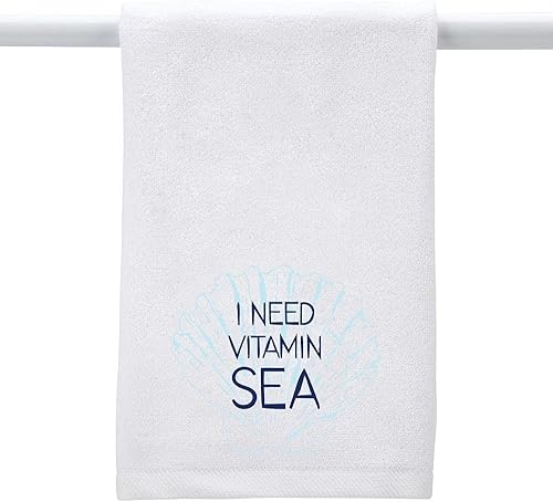 Creative Gifts International TOALLA BLANCA NECESITO VITAMINA MAR