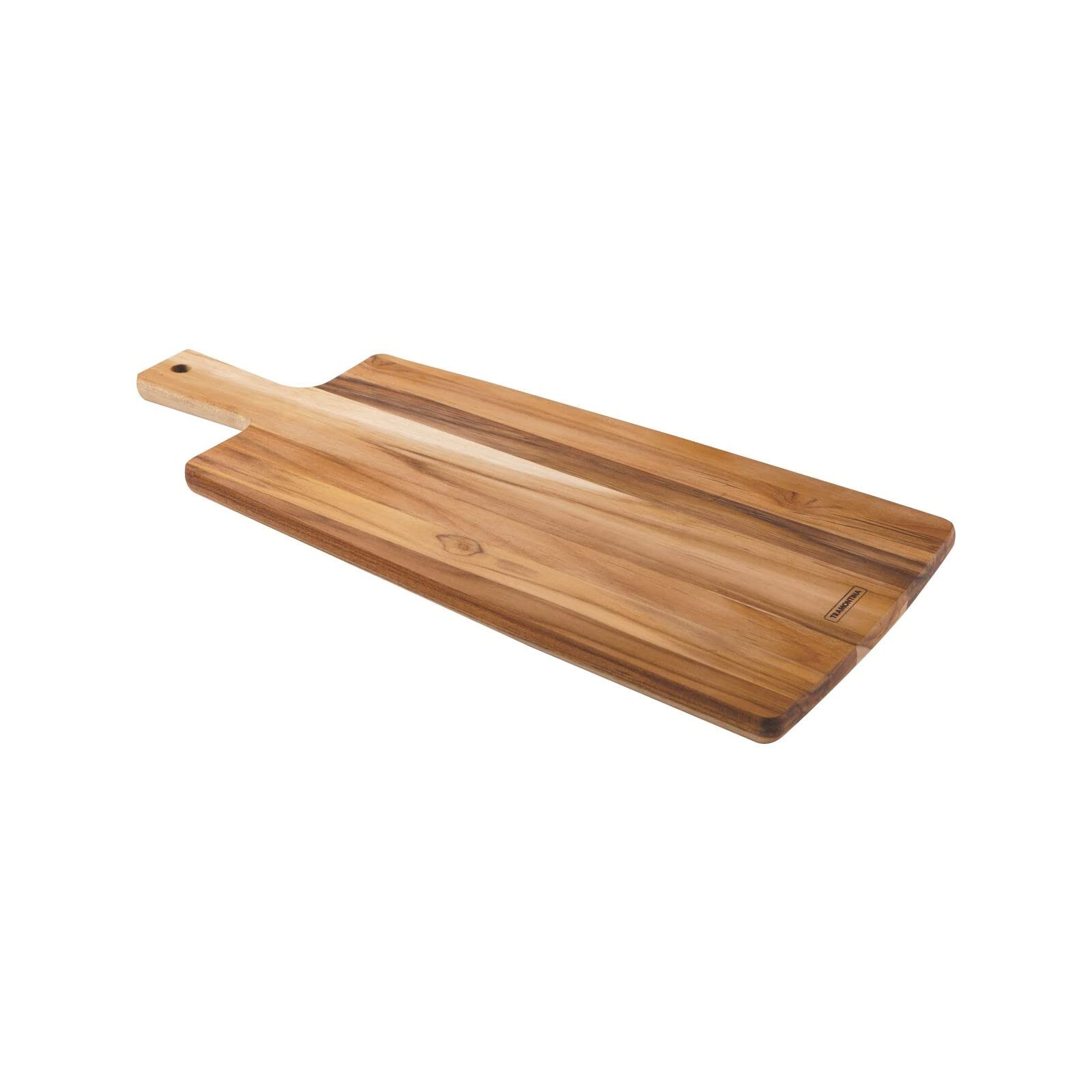 Tramontina 48x19cm Teak Wood Bread Board with Handle with Mineral Oil Finish