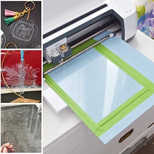 Image of 5 Pack 8x10 Plexiglass Sheet 1mm Thick, Clear PETG Panels for Craft Projects,Replacement Picture Frame Glass and Resin Art - Cricut Cutting Special Signs for Wedding,Festival,Party,Office.