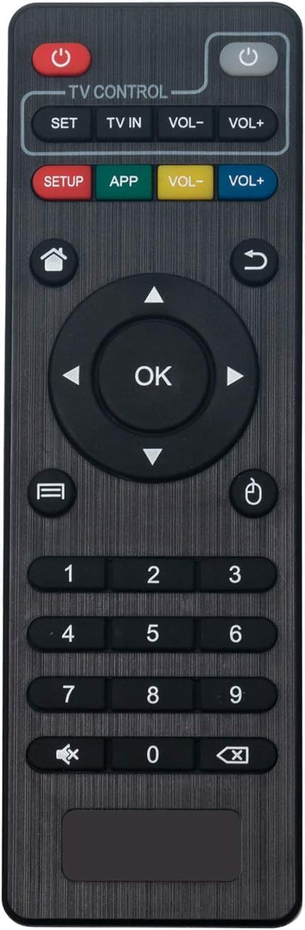 Android TV Remote Control for T95Q H96 TX3 Mini MX10 Box MAX TX9 PRO TX92 - Replacement for Smart TV Box T95Z T95 Max Media Player