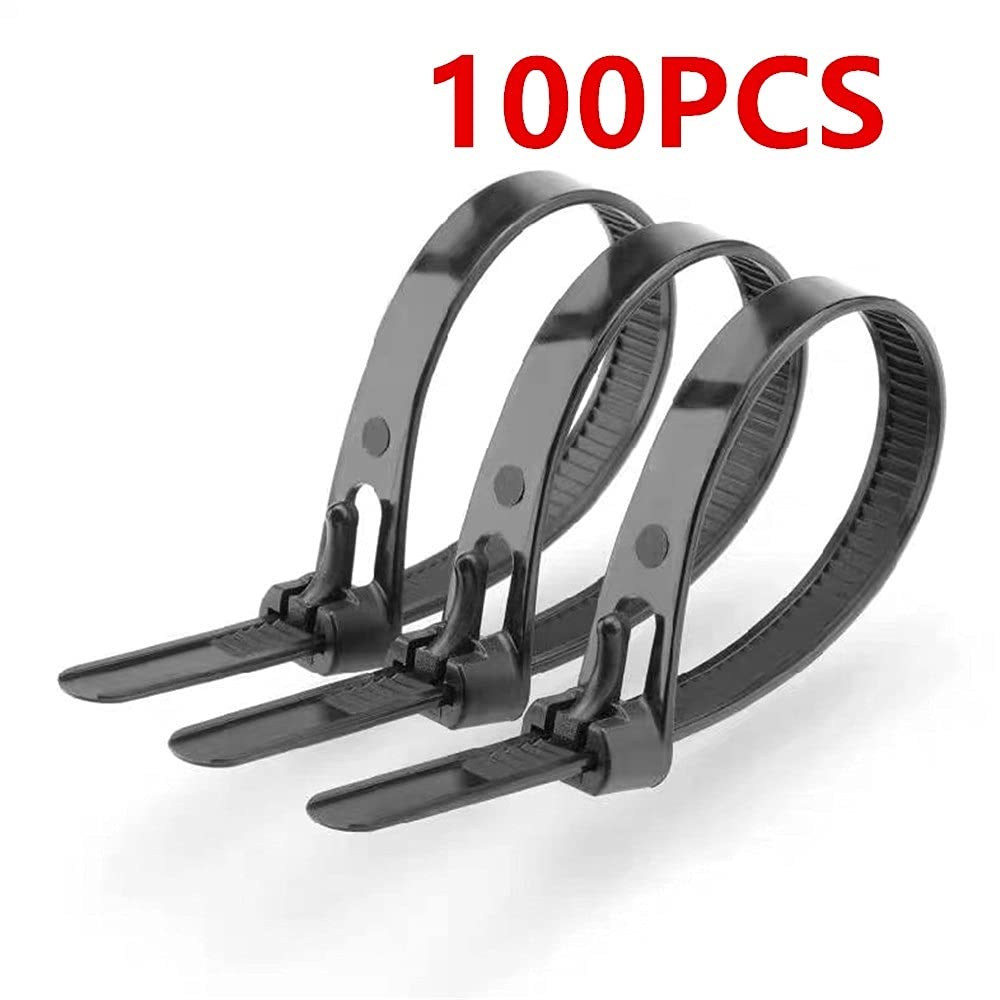 Bridas De Cable,Bridas De Cable De Nylon Reutiliza Bridas de Nailon desprendibles, Bridas for Cables, Bridas de plástico Reutilizables, Bridas de plástico for Embalaje(8x250)
