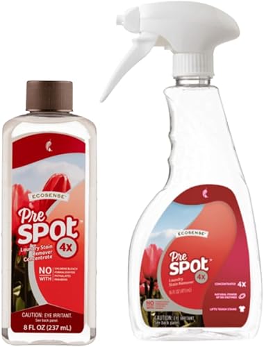 Bundle Set of Melaleuca Prespot 4X Concentrate, 8 Ounces and Spray Bottle