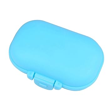 Belity Pill Organizer Portable Daily Pill Cases for Holding Pills 4 Compartments Travel Pill Dispenser Holder Container