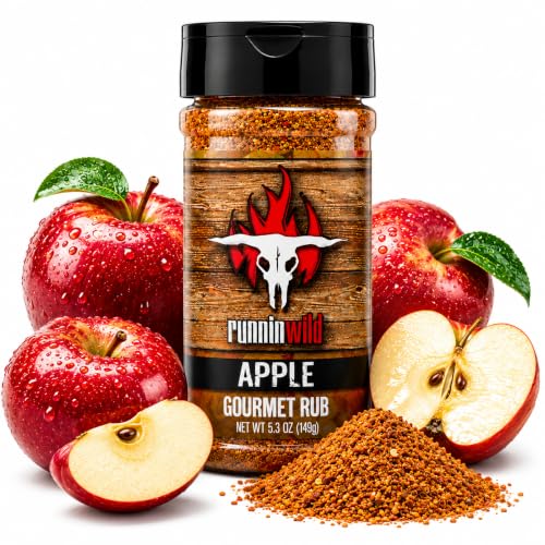 Image of Gourmet Apple Rub | Premium Apple Spice Seasoning for Chicken, Turkey, Pork, Beef and More! | No Artificial Flavors, No MSG added | Runnin' Wild Foods, 5.3 ounces
