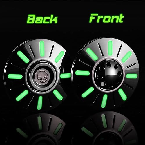 Miniatura 2 de UFO Fidget Spinner  Juguete sensorial que brilla en la oscuridad con brillo verde  Cuerpo totalmente metálico para autismo TDAH alivio del estrés