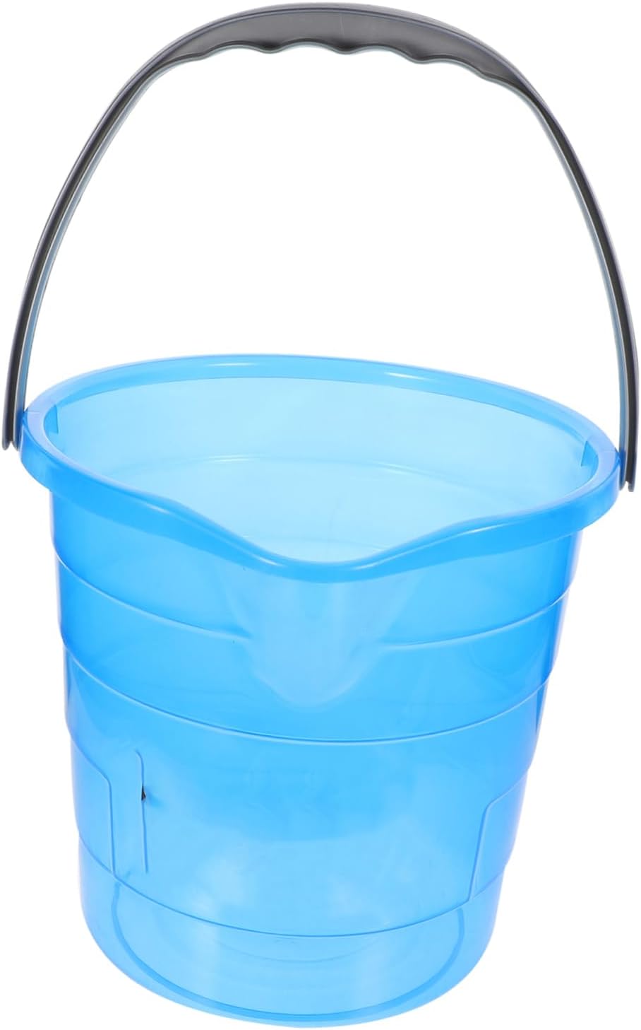 Portable Water Storage Bucket Handle Plastic Bucket for Home Dorm Beach