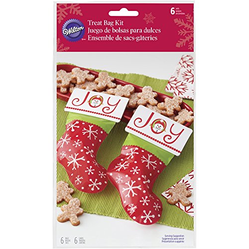 Wilton Stocking Treat Bags,6-Count