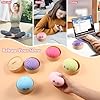 Dumpling Squishy, Dumpling Squishy Mystery Box, Cute Big Squishy Dumpling Stress Ball Fidget Sensory Toy for Adults Anxiety Relief, Novelty Squeeze Ball for Office Desk (Purple) #2