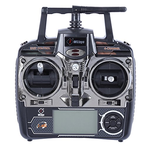 Red and Black Cool Wltoys V913 Large Alloy 70cm 2.4G 4CH RC Remote Control Helicopter with Gyro - Thumbnail 4