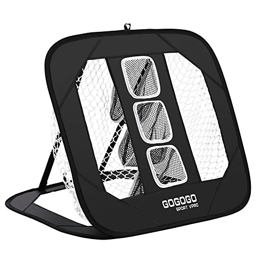 Gogogo Sport Vpro Pop-Up Golf Chipping Net, zusammenklappbares stabiles haltbares Golfnetz für Outdoor/Indoor Golf Swing Practice Cover