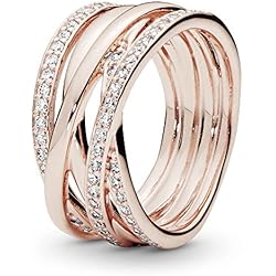 Anillo Pandora Amor Entrelazado PANDORA Anillo Entrelazados 180919 CZ 54 MUJER