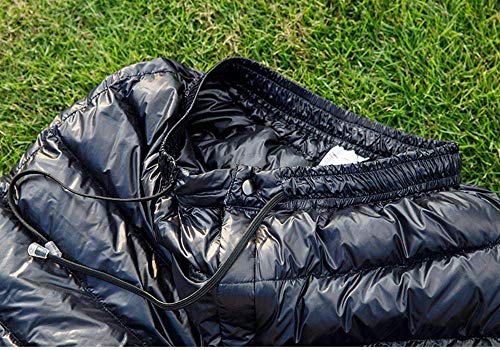 Men Women Winter Warm Packable Down Pants Compression Snow Trousers Windproof Water-Resistant Outdoor Camping Insulated Pants with Storage Bag - Thumbnail 5