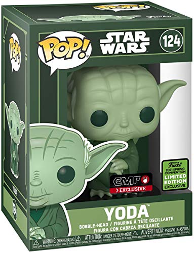 Funko Star Wars - Pop Vinyl Figuras 124 Yoda (Green Deco) 9 cm