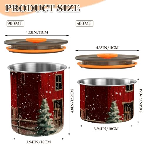 Contenedor para almacenamiento de café de acero inoxidable 500 ml miniatura 3