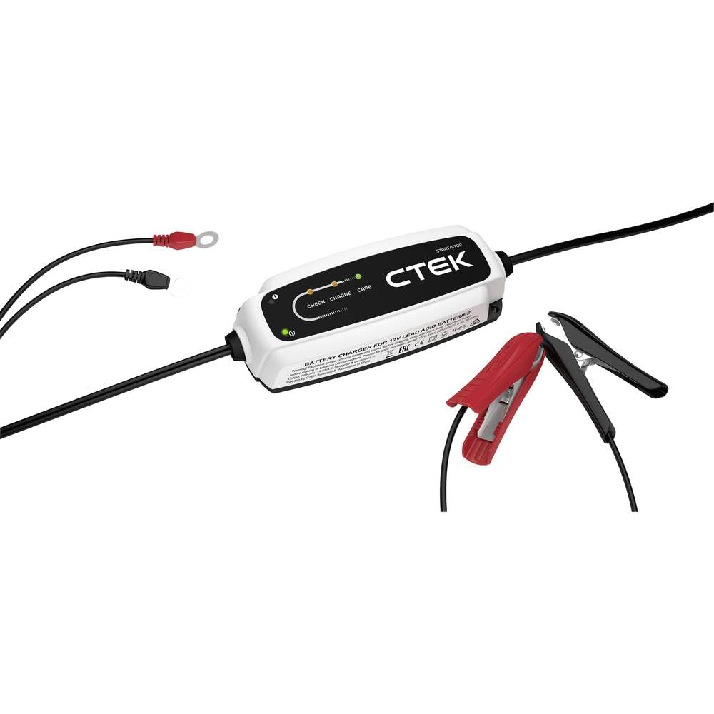 CTEK CT5 Start/Stop, Chargeur De Batterie 12V, Chargeur De Batterie Voiture, Mainteneur De Charge De Batterie, Chargeur De Batterie Intelligent Et Désulfateur De Batterie