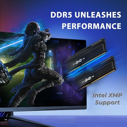 Image of Silicon Power DDR5 32GB (2x16GB) Zenith 6000MT /s (PC5-48000) 288-pin CL30 1.35V UDIMM Desktop Memory Module RAM SU032GXLWU60AFDEEC Black