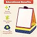 B. toys – Take It Easel – Creative Portable Table Top Easel – Chalkboard & Whiteboard – Drawing Toys for Toddlers, Kids – 2+ Years