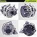 12V 190A A0009067703 Alternator for Mercedes-Benz C300 W205 2015-2018 For GLC300 C253 2016-2019 For GLC350e 2020 For Metris SC6 pulley 2018-2021 For Metris 2021 CW 4-Groove #0125812011 0125812058