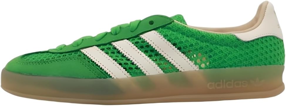 Adidas Men's Gazelle Indoor Energy greenOff White/Magic Beige 11.5 US