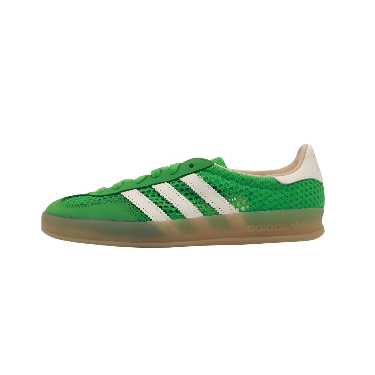 Adidas Men's Gazelle Indoor Energy greenOff White/Magic Beige 12 US