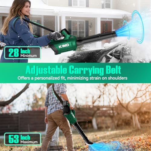 Image of KIMO Leaf Blower Cordless Turbo Mode and 3 Speeds