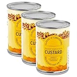 3 x 400g Premium Tinned Ready To Use Custard, Silky Smooth, Perfect with Hot Crumble & Sponge Puddings, 1200g