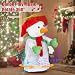 WeDoSoy Electric Snowman Toy with Singing, 360° Rotating Dancing - Christmas Animatronics Musical Snowman, Christmas Doll for Xmas Gift, Indoor Festive Decoration
