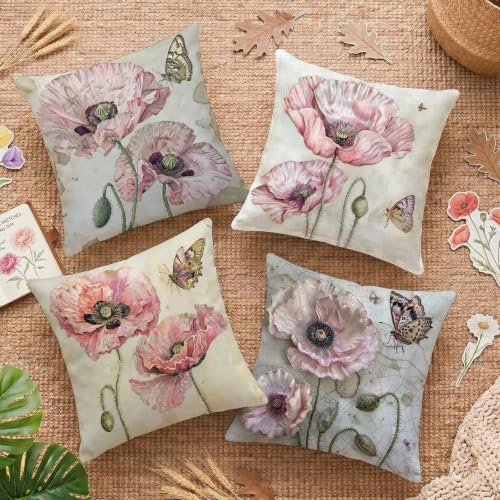 Coussin décoratif velours imperméable et résistant 4 pièces - 2